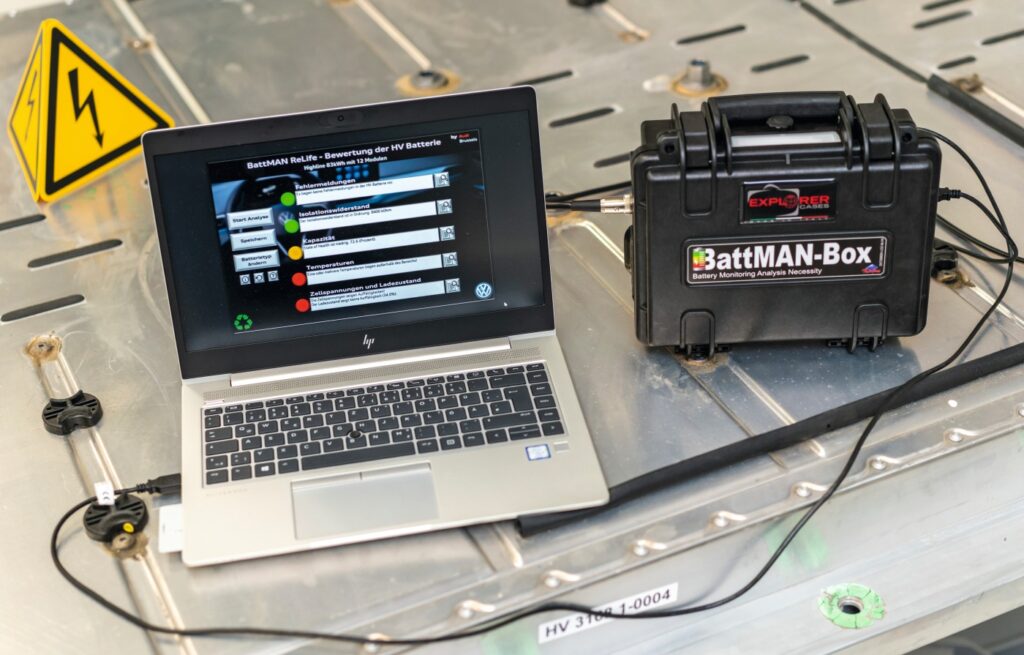 Analysesoftware BattMAN ReLife prüft Gesundheitszustand von Hochvolt-Batterie